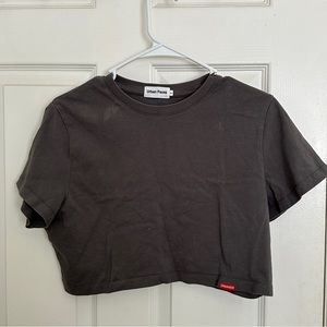 Urban Paces regular grey cropped top